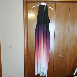 Elegant Ombre Maxi Dress